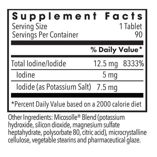 Allergy Research Group Iodoral IOD 12.5 90 CT