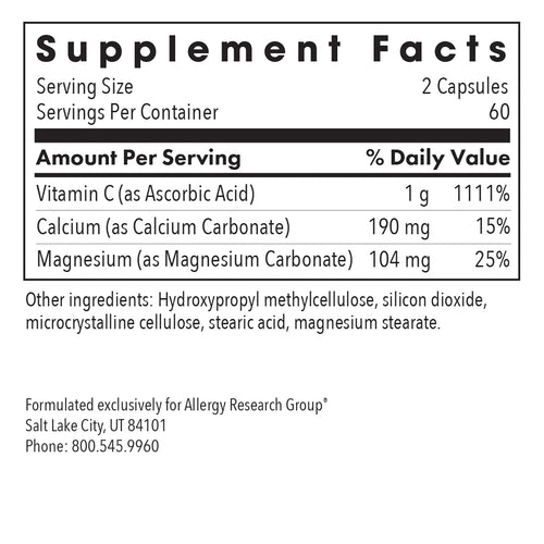 Buffered Vitamin C with Calcium and Magnesium