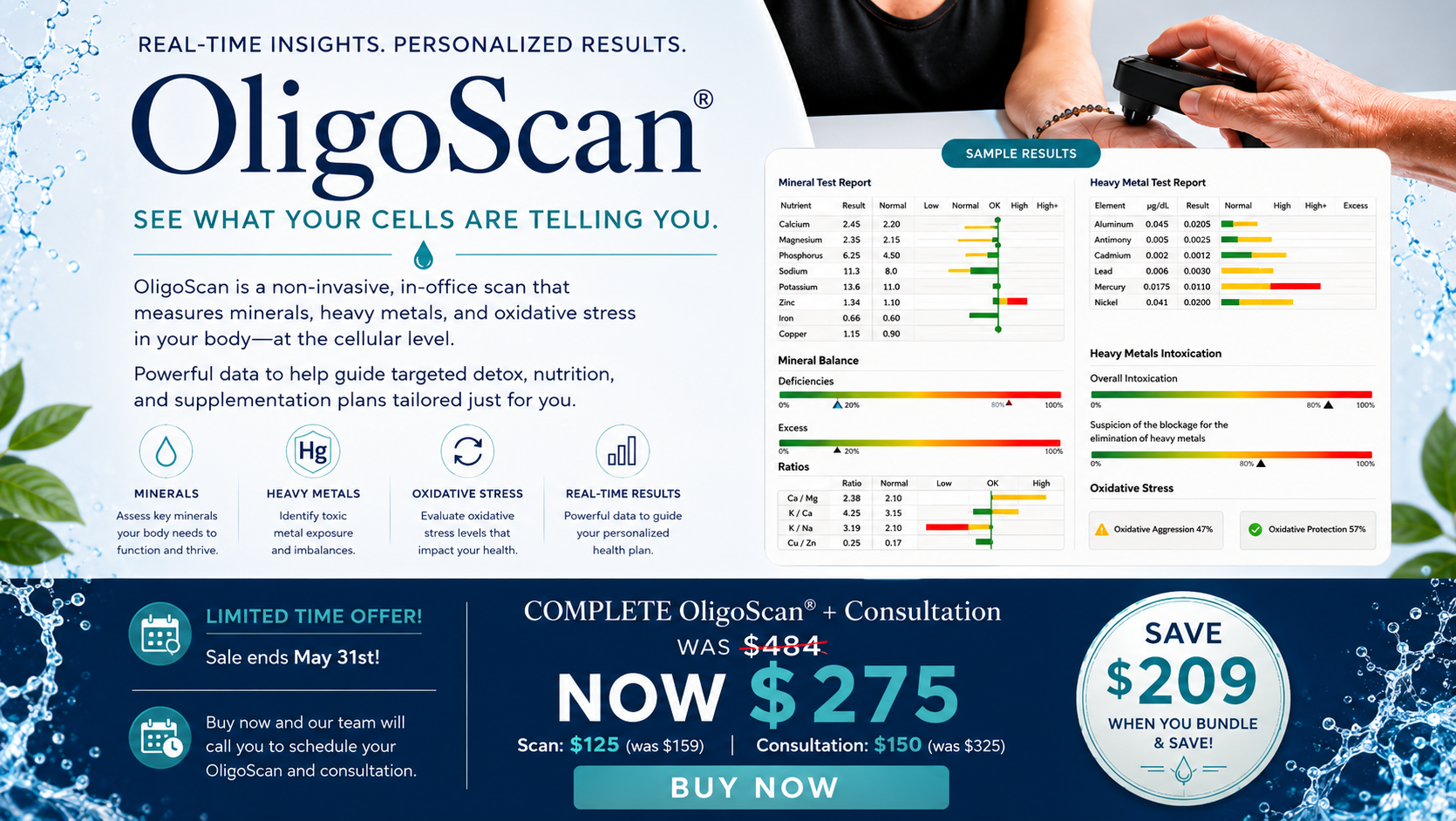 OligoScan + Consultation (Limited Time Offer)