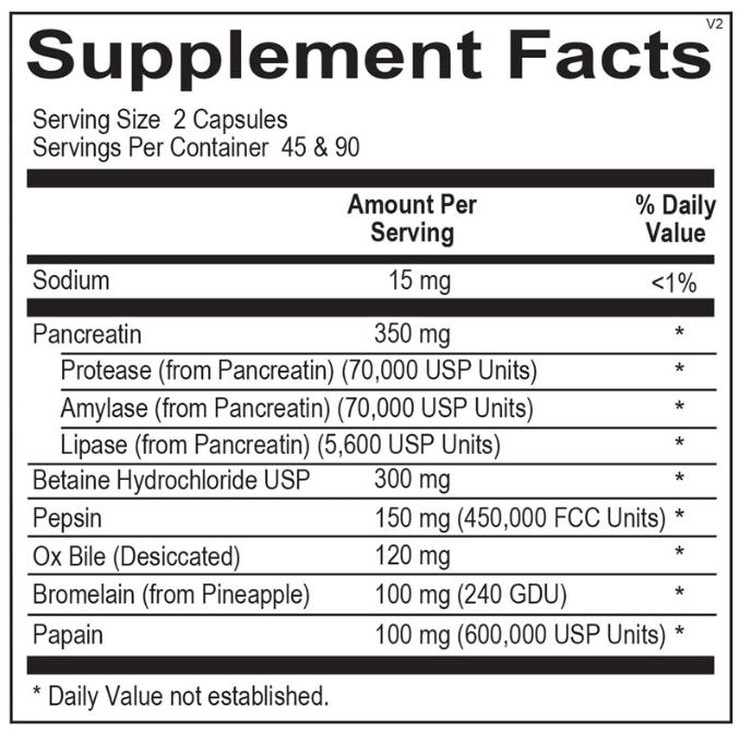 Disgestzyme 180ct