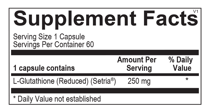 L-Glutathione 250mg 60ct