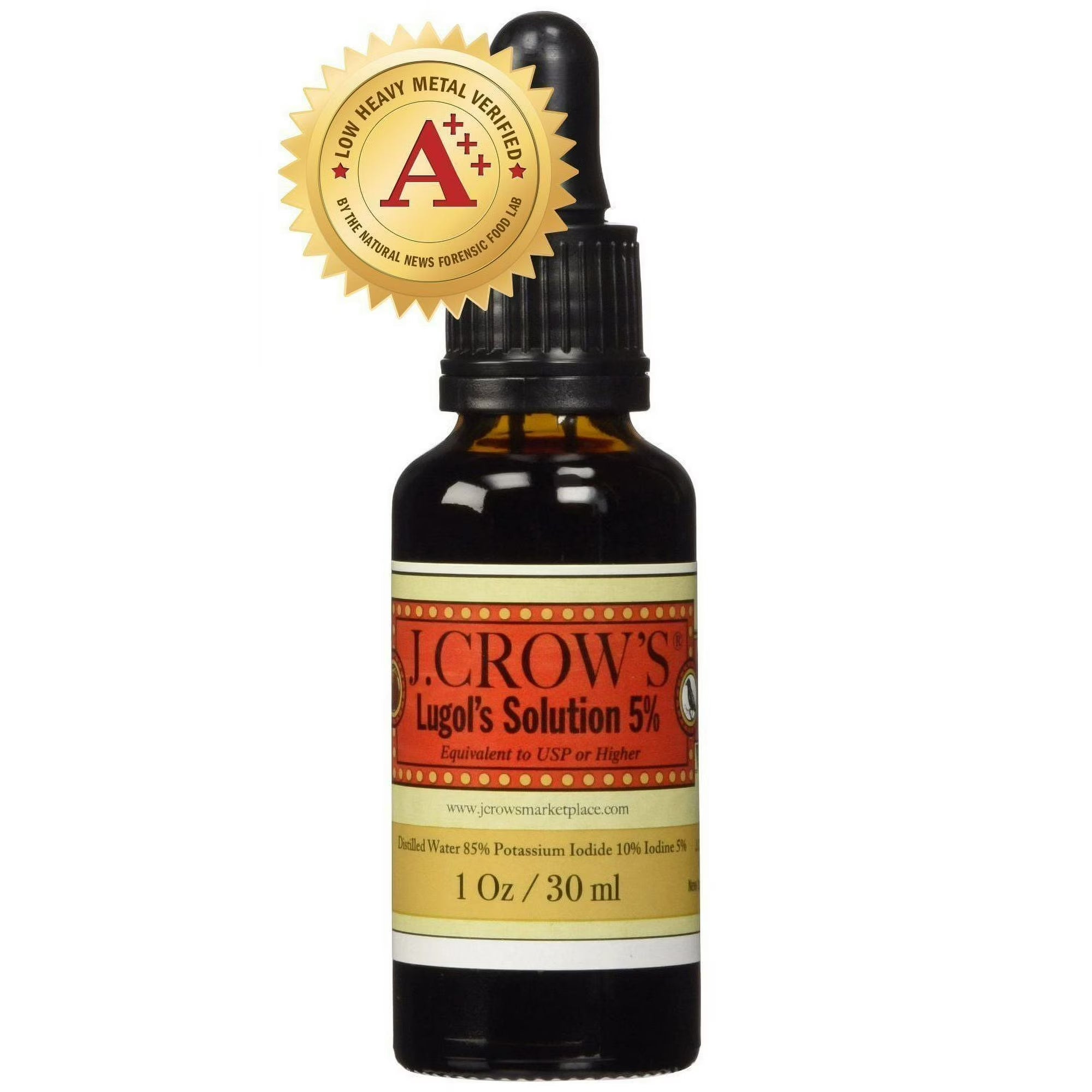 Lugol’s Iodine 5% Drops | Thyroid Support, Detox & Cellular Health