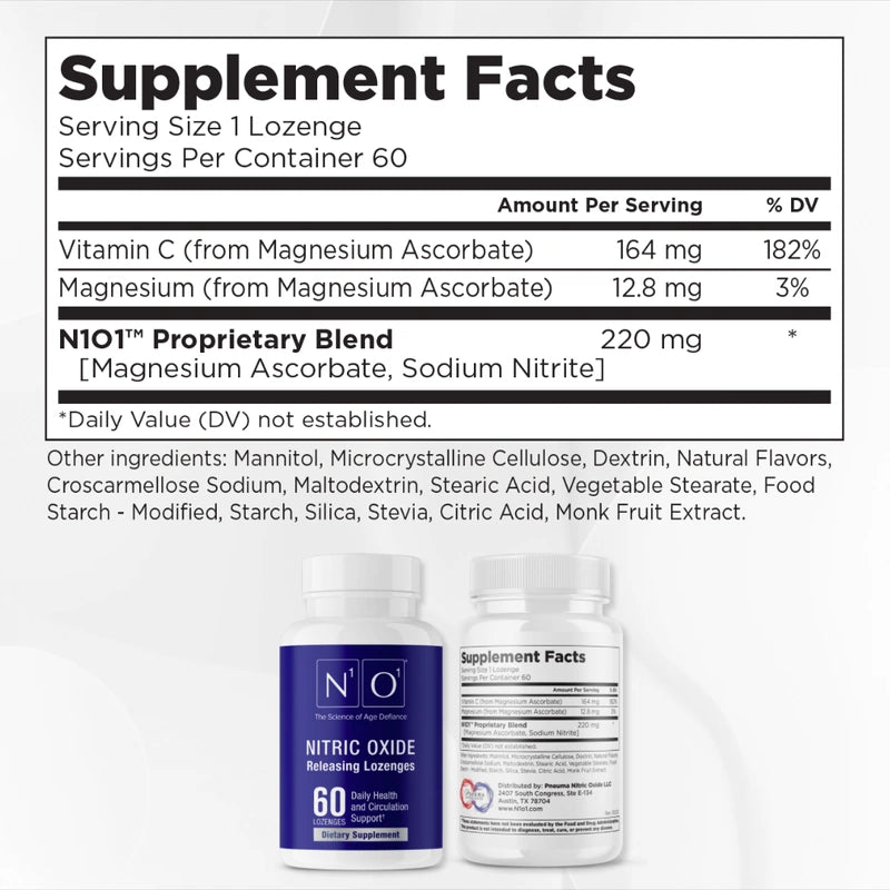 N1o1 Nitric Oxide Lozenges
