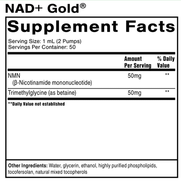 NAD+ Gold 50 ML