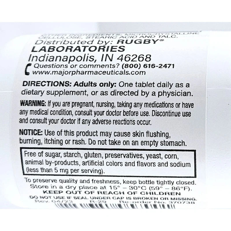 Niacin Tablets by Rugby