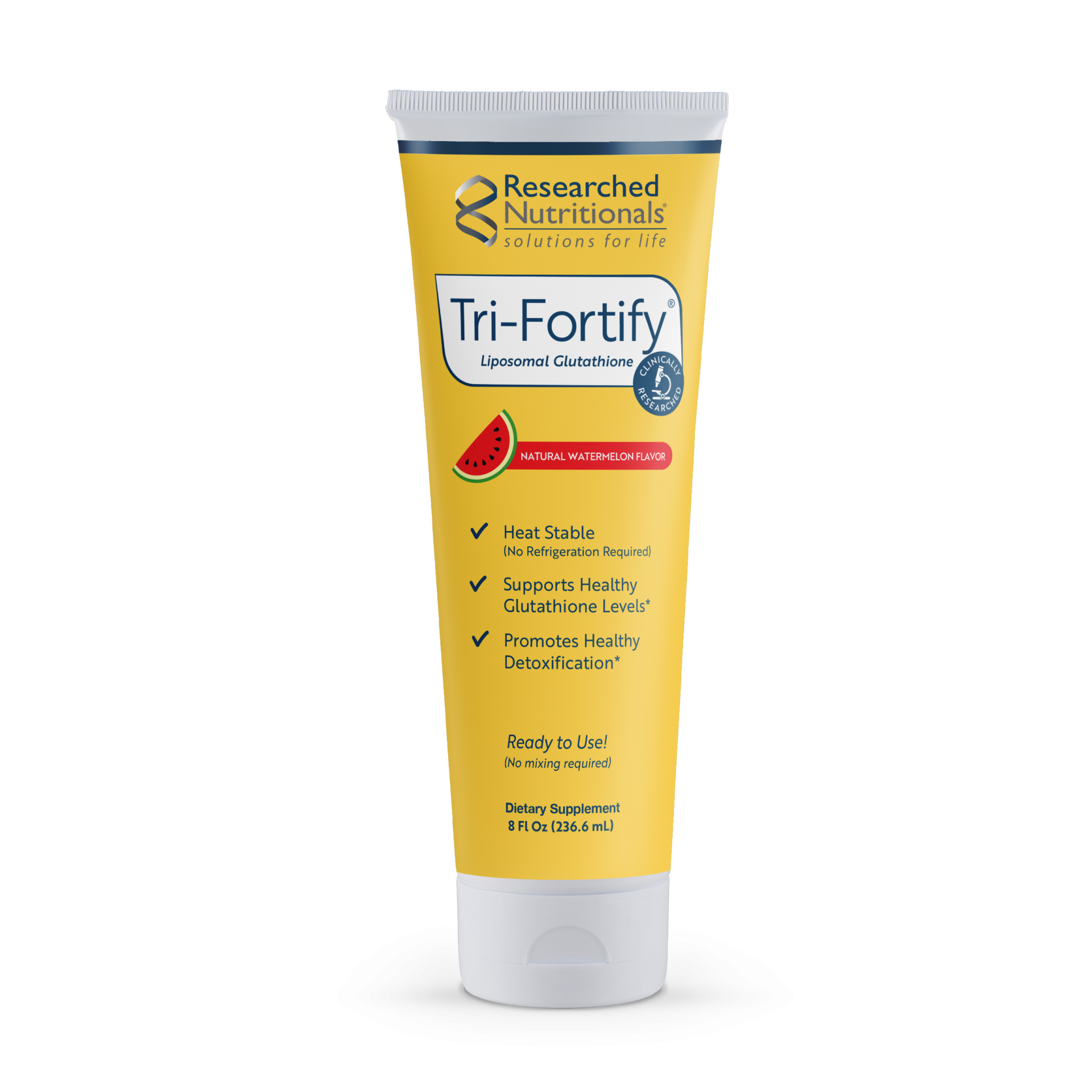 Tri-Fortify Liposomal Glutathione – Watermelon Tube