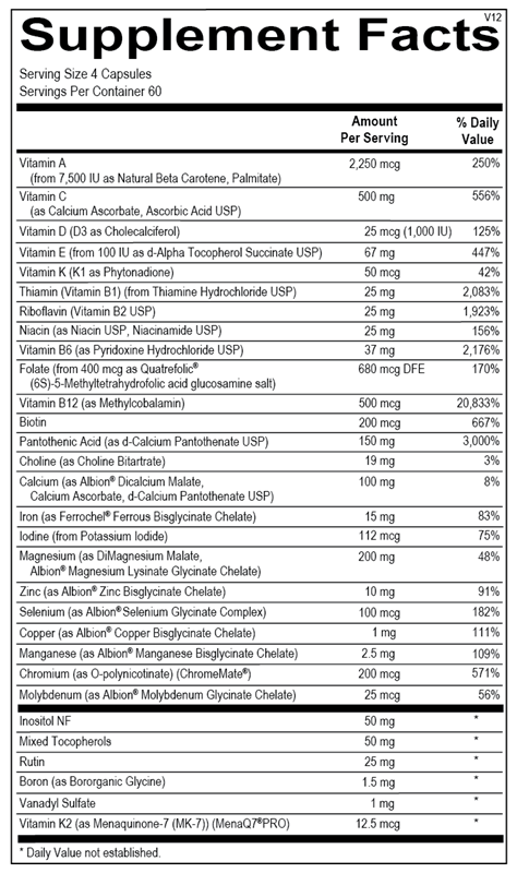 Alpha Base® Capsules w/ Iron