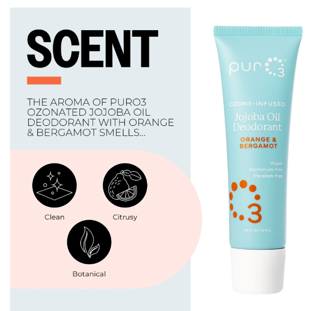 Jojoba Oil Deodorant - Orange and Bergamot
