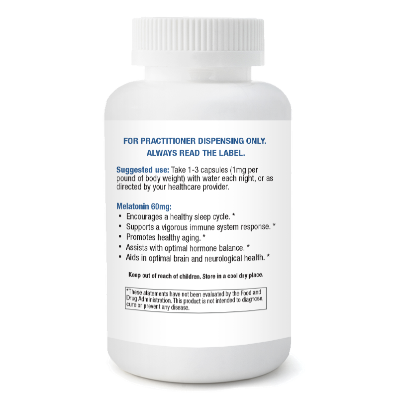 Melatonin 60 mg | High-Dose Sleep Support & Anti-Aging Formula
