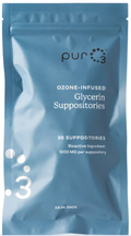 Ozone-Infused Glycerin Suppositories